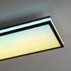 Leuchten-Direkt MARIO BLACK Plafondlamp LED Zwart, 1-licht, Afstandsbediening, Kleurwisselaar