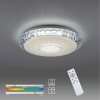 Leuchten-Direkt LUCCA Plafondlamp LED Wit, 1-licht, Afstandsbediening, Kleurwisselaar