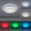 Leuchten-Direkt LUCCA Plafondlamp LED Wit, 1-licht, Afstandsbediening, Kleurwisselaar