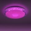 Leuchten-Direkt LUCCA Plafondlamp LED Wit, 1-licht, Afstandsbediening, Kleurwisselaar