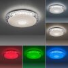 Leuchten-Direkt LUCCA Plafondlamp LED Wit, 1-licht, Afstandsbediening, Kleurwisselaar