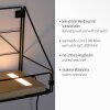 Leuchten-Direkt BOARD Muurlamp LED Bruin, Zwart, 1-licht