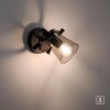 Leuchten-Direkt TINULA Muurlamp Zwart, 1-licht