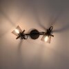 Leuchten-Direkt TINULA Plafondlamp Zwart, 2-lichts