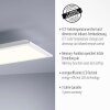 Leuchten-Direkt FLAT Plafondlamp LED Wit, 1-licht, Afstandsbediening