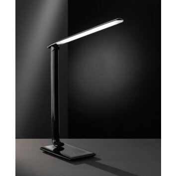 Wofi TUBAC Tafellamp LED Zwart, 1-licht
