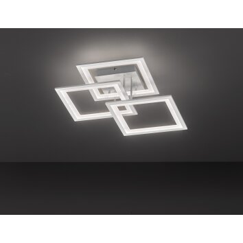 Wofi MODESTO Plafondlamp LED Zilver, 3-lichts