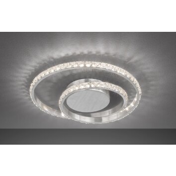 Wofi ALBERTA Plafondlamp LED Aluminium gebürstet, 1-licht
