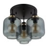 Globo OTHMAR Plafondlamp Brons, Zwart, 3-lichts