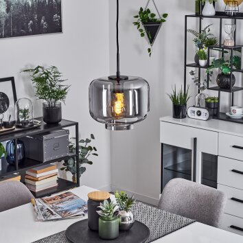 Banhos Hanger Zwart, 1-licht