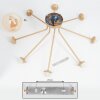 Remaisnil Plafondlamp Messing, 8-lichts