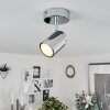 Douarnenez Plafondlamp Chroom, 1-licht
