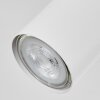 Javel Plafondlamp Chroom, Wit, 6-lichts