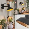 Vouzy Muurlamp Zwart, 1-licht