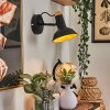 Vouzy Muurlamp Zwart, 1-licht