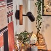 Arbrentin Muurlamp Hout licht, Zwart, 1-licht