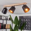 Caetanos Plafondlamp Hout licht, 3-lichts