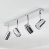 Douarnenez Plafondlamp Chroom, 4-lichts