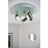 Plafond spot Nikkel mat, 3-lichts