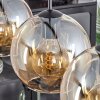 Koyoto  Plafondlamp Glas 20 cm Amber, 5-lichts