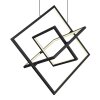 Globo WOLFHARD Hanger LED Zwart, Wit, 1-licht, Afstandsbediening