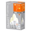 LEDVANCE SMART+ WiFi 3-delige set LED E14 4,9 watt 2700 Kelvin 470 lumen