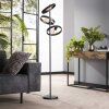 Hover Staande lamp Antraciet, 3-lichts