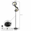 Hover Staande lamp Antraciet, 3-lichts