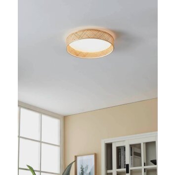 Eglo LUPPINERIA Plafondlamp LED Wit, 1-licht