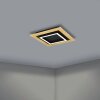 Eglo TIRRENARA Plafondlamp LED Bruin, Zwart, 4-lichts, Afstandsbediening