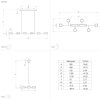 Eglo CLAVELLINA Hanger LED Zwart, 6-lichts