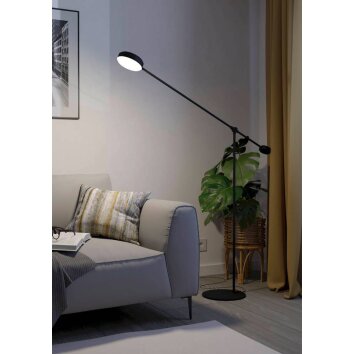 Eglo CLAVELLINA Staande lamp LED Zwart, 1-licht
