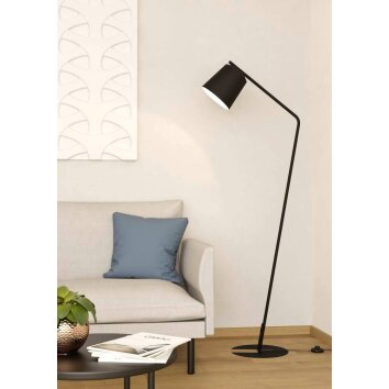 Eglo ONEDA Staande lamp Zwart, Wit, 1-licht