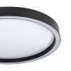 Eglo MONTEMORELOS-Z Plafondlamp LED Zwart, 1-licht, Kleurwisselaar