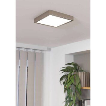 Eglo FUEVA Plafondlamp LED Nikkel mat, 1-licht