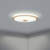 Eglo LANCIANO Plafondlamp LED Bruin, Wit, 1-licht, Afstandsbediening