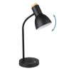 Eglo VERADAL-QI Tafellamp LED Bruin, Zwart, 1-licht