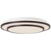 Brilliant Luciano Plafondlamp LED Zwart, Wit, 1-licht, Afstandsbediening