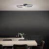Brilliant Bray Plafondlamp LED Zwart, Wit, 1-licht