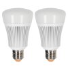 Candal E27 LED RGB 11 Watt 2200-6500 Kelvin 806 Lumen Set van 2 met afstandsbediening