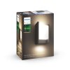 Philips Hue White Fuzo Buiten muurverlichting LED Zwart, 1-licht