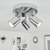 Douarnenez Plafondlamp Chroom, 3-lichts