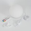 Loural Tafellamp LED Nikkel mat, 1-licht, Afstandsbediening, Kleurwisselaar