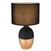 Globo VALENTINO Tafellamp Goud, Zwart, 1-licht