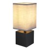 Globo VALENTINO Tafellamp Zwart, 1-licht