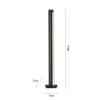 Paul Neuhaus PURE-LINES Staande lamp LED Antraciet, 1-licht, Afstandsbediening