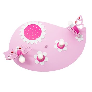 Elobra FALTER Plafondlamp Roze, 4-lichts