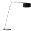 Brilliant Annice Staande lamp Goud, Zwart, 1-licht