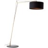 Brilliant Annice Staande lamp Goud, Zwart, 1-licht