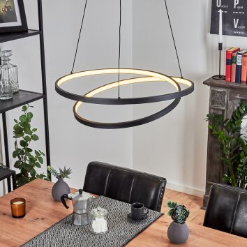 Fioso Hanglamp LED Zwart, 1-licht